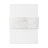 Bandeau De Faire-part Bande de ventre rustique chic (Dos Example)