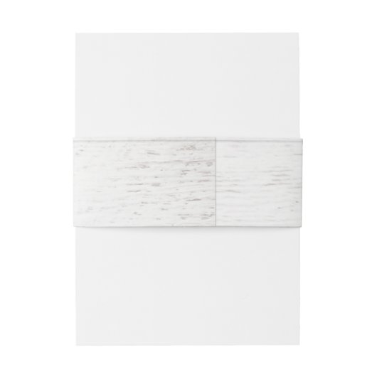 Bandeau De Faire-part Bande de ventre rustique chic (Dos Example)