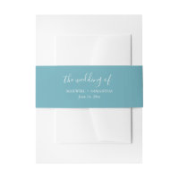 Bande de ventre simple Faire-part de mariage