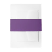 Bandeau De Faire-part Bande de ventre | Violet | MARIAGE (Devant example)