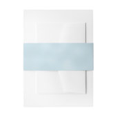 Bandeau De Faire-part Bande florale bleue antique turquoise de ventre de (Devant example)