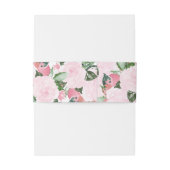 Bandeau De Faire-part Bande Romance chic de ventre de | (Dos Example)