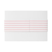 Bandeau De Faire-part Bande rose pâle (Dos exemple)