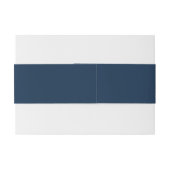 Bandeau De Faire-part Bande ventrale Bleu Céleste (Dos exemple)