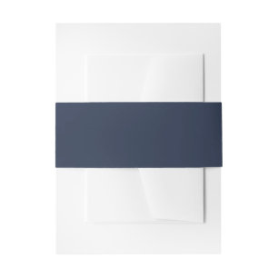 Bandeau De Faire-part Bande ventrale bleu nuit foncé
