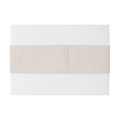 Bandeau De Faire-part Bande ventrale en faux cuir d'hiver (Dos exemple)