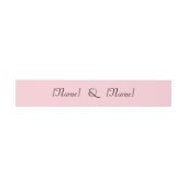 Bandeau De Faire-part Bande ventrale rose (Plat)