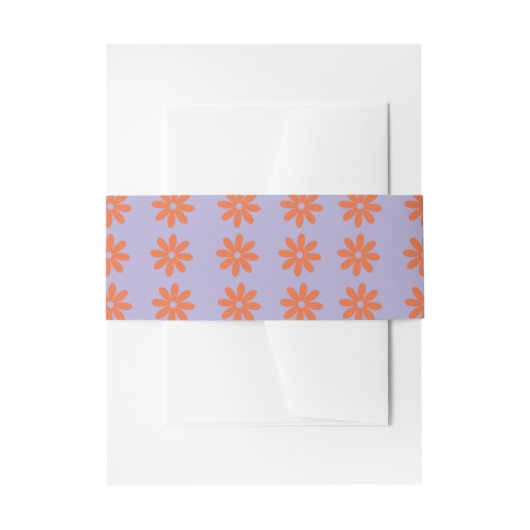 Bandeau De Faire-part Bandeau de ventre d'invitation Daisy (Devant example)