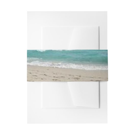 BANDEAU DE FAIRE-PART BANDES DE BELLES ENSEMBLE MARIAGE PLAGE (Devant example)