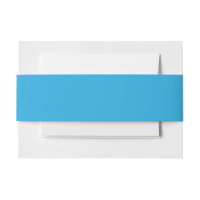 Bandes de luxe bleues pour enveloppes | Invitation