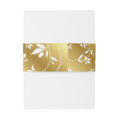 Bandeau De Faire-part "Bandes de ventre d'or" (Dos Example)