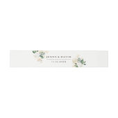 Bandeau De Faire-part Bandes de ventre romantique en bois (Plat)