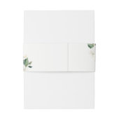 Bandeau De Faire-part Bandes de ventre romantique en bois (Dos Example)