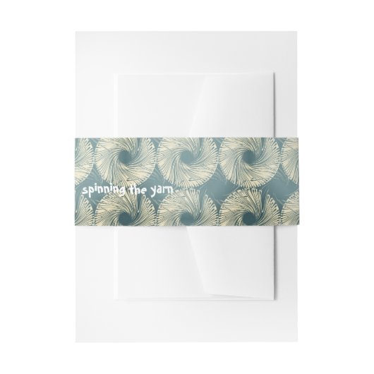 Bandeau De Faire-part bandes de ventre "tournant fil" (Devant example)