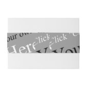 Bandeau De Faire-part Bandes d'invitation (Dos exemple)