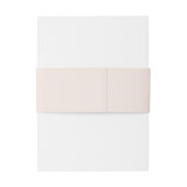 Bandeau De Faire-part Baptême Fille Bébé avec Bonnet (Dos Example)