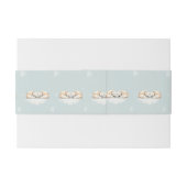 Bandeau De Faire-part Bearly Wait Double Snuggings Twin Polar Bears (Dos exemple)