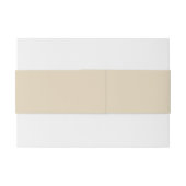 Bandeau De Faire-part Beau Beige et Brown (Dos exemple)