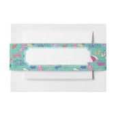 Bandeau De Faire-part Beau motif avec des éléments d'été (Devant Example)