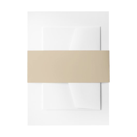 Bandeau De Faire-part Beige Champagne (Devant example)