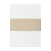 Bandeau De Faire-part Beige Champagne (Dos Example)
