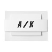 BANDEAU DE FAIRE-PART BELLY BAND (Devant Example)