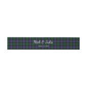 Bandeau De Faire-part Black Watch Tartan, Plaid Wedding (Plat)