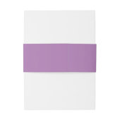 Bandeau De Faire-part Blanc pourpre minimal (Dos Example)