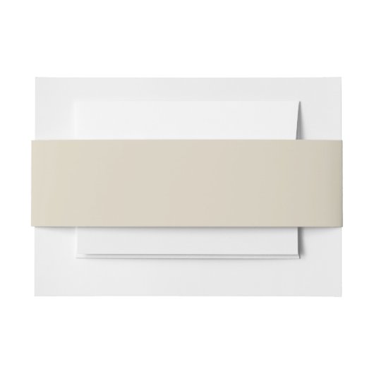 Bandeau De Faire-part Blancs solides beige blanc (Devant Example)