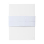 Bandeau De Faire-part Bleu bleu clair, élégant et simple (Dos Example)