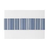Bandeau De Faire-part Bleu bonbon (Dos exemple)