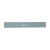 BANDEAU DE FAIRE-PART BLEU CLAIR (Plat)