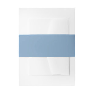 Bandeau De Faire-part Bleu crépuscule uni