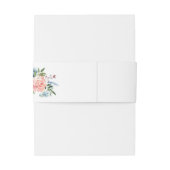 Bandeau De Faire-part Bleu et rose pâle 2 (Dos Example)