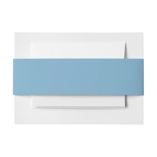 Bandeau De Faire-part Bleu pâle et mat
