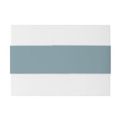 Bandeau De Faire-part Bleu Pierre Couleur Uni (Dos exemple)