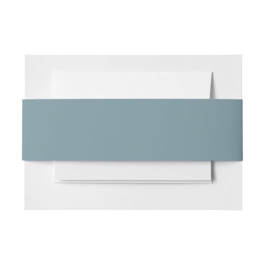 Bandeau De Faire-part Bleu Pierre Couleur Uni (Devant Example)