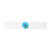 Bandeau De Faire-part Bleu turquoise (Plat)