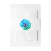 Bandeau De Faire-part Bleu turquoise (Devant example)