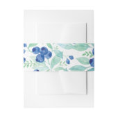 Bandeau De Faire-part Blueberry Midsummer Rustic Mariage (Devant example)