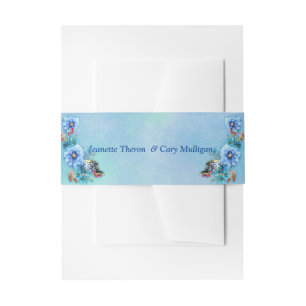 Bandeau De Faire-part Blues de Cornflower en aquarelle