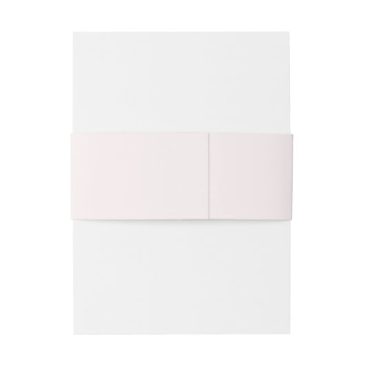 Bandeau De Faire-part Blush & Black Mr. & Mme Elegant Script Mariage (Dos Example)