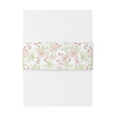 Bandeau De Faire-part Blush Pink Rose Wedding (Dos Example)