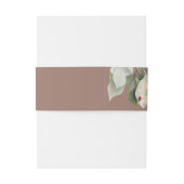 Bandeau De Faire-part Blush simple élégant (Dos Example)