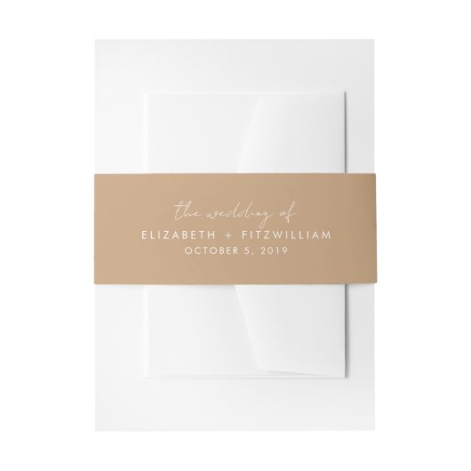 Bandeau De Faire-part Boho Abstrait | Doux Couples Mariage De (Devant example)