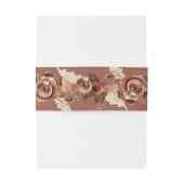 Bandeau De Faire-part BOHO Aquarelle Florale Pampas Grass Terracotta Inv (Dos Example)