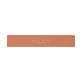 Bandeau De Faire-part Boho Botanique Mariage d'automne (Plat)