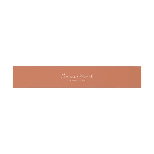 Bandeau De Faire-part Boho Botanique Mariage d'automne (Plat)