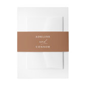 Bandeau De Faire-part Boho Burnt Orange Mariage (Devant example)