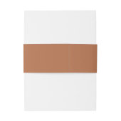 Bandeau De Faire-part Boho Burnt Orange Mariage (Dos Example)